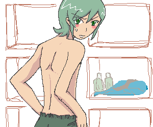 脱ぎ脱ぎルイ。