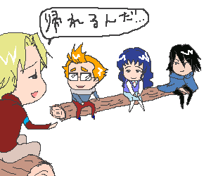 視線の行方。